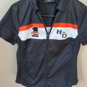 Harley Davidson fitted shirt, size m, worn twice.